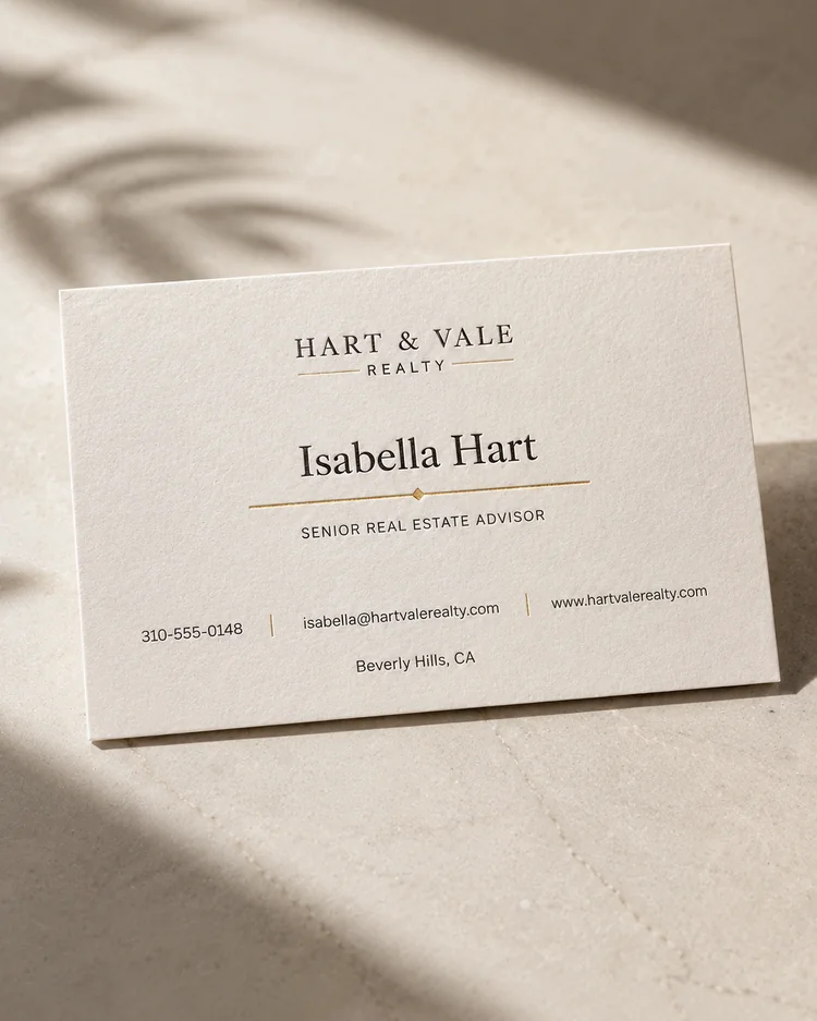 AI Business Card result