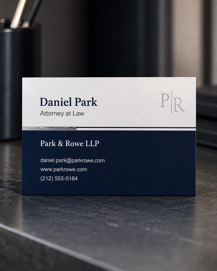 Business Card AI result example 12