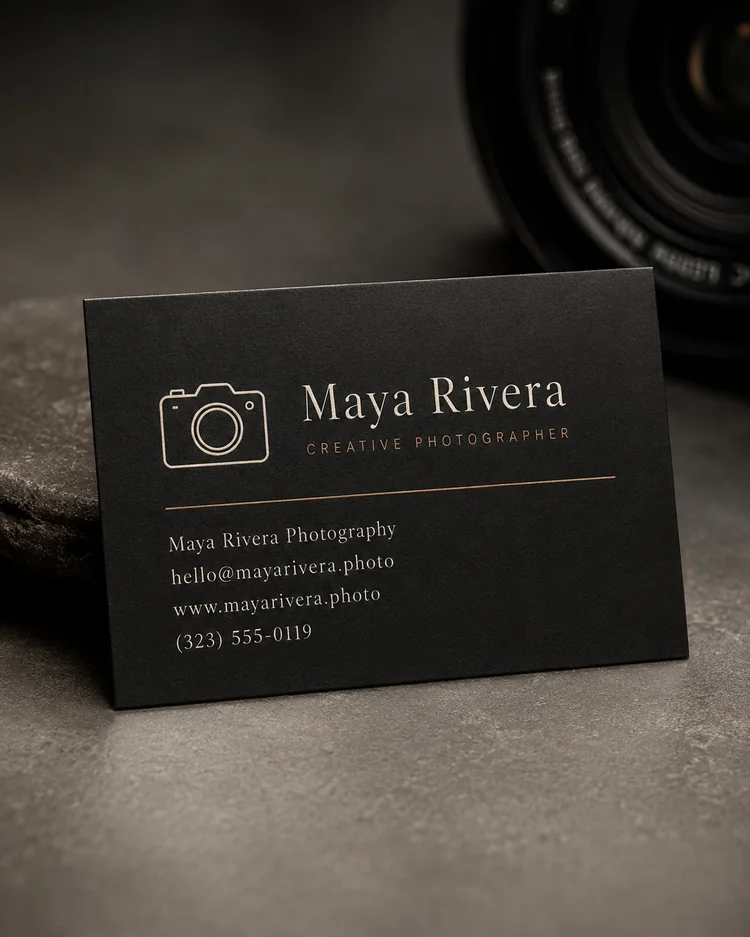 Business Card AI result example 14