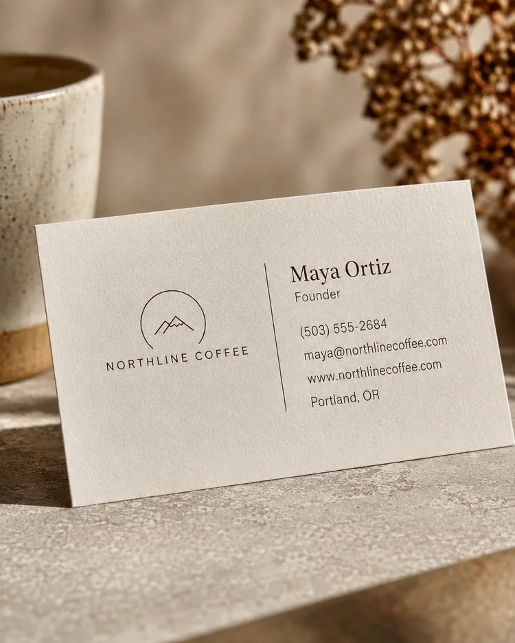 Business Card AI result example 18