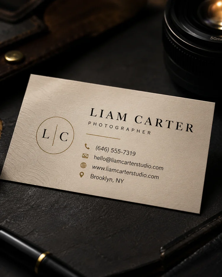 Finished Business Card image