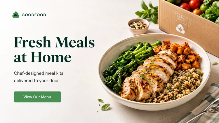 Landing Page Hero AI result example 4