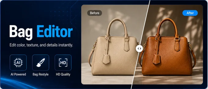 Bag Editor before and after example