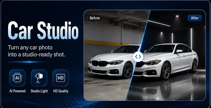 Car Studio before and after example