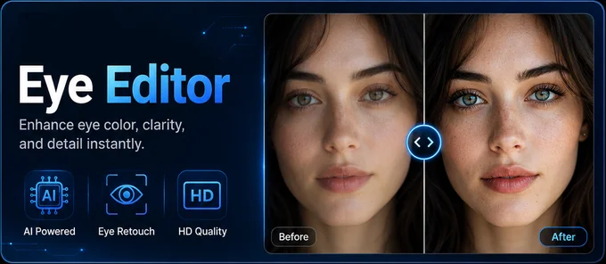 Eye Editor before and after example