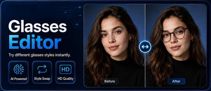 Glasses Editor before and after example
