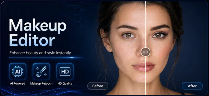 Makeup Editor before and after example
