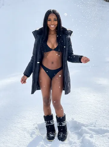 Bikini In The Snow