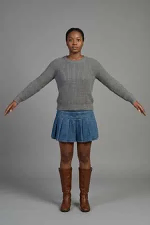 🧍‍♂️ Turn yourself into a T-Pose 3D Model for Mixamo Rigging sample 2